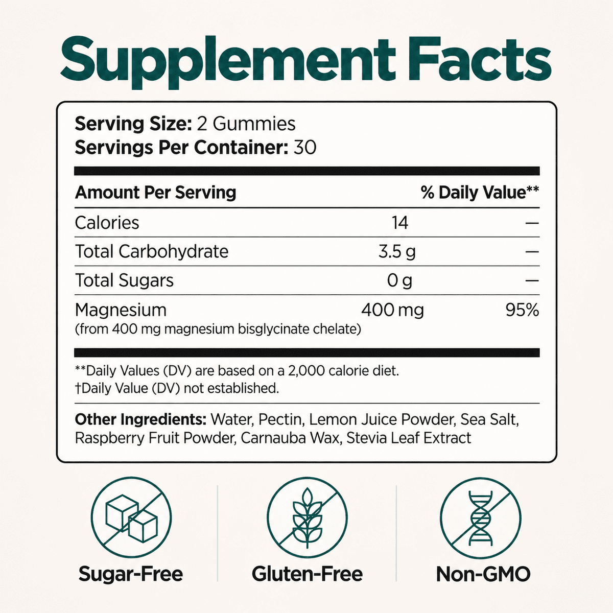 Seravo Magnesium Bisglycinate Gummies